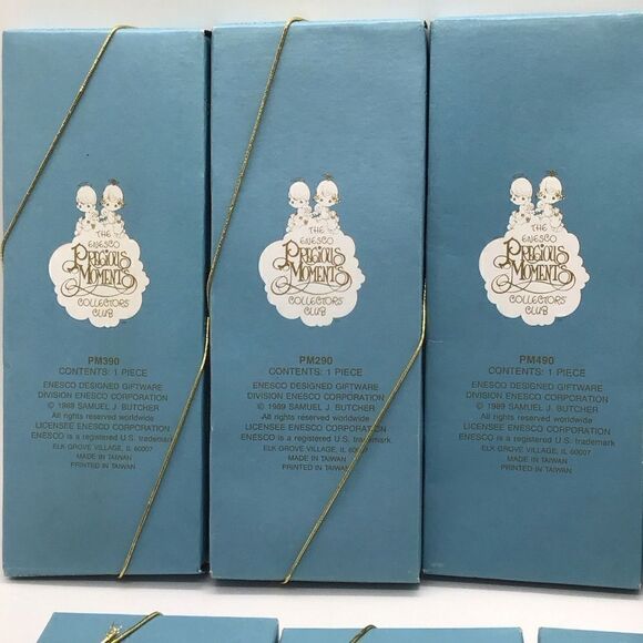 Set of 7 Beatitudes Precious Moments Ceramic Ornaments - Picture 4 of 8